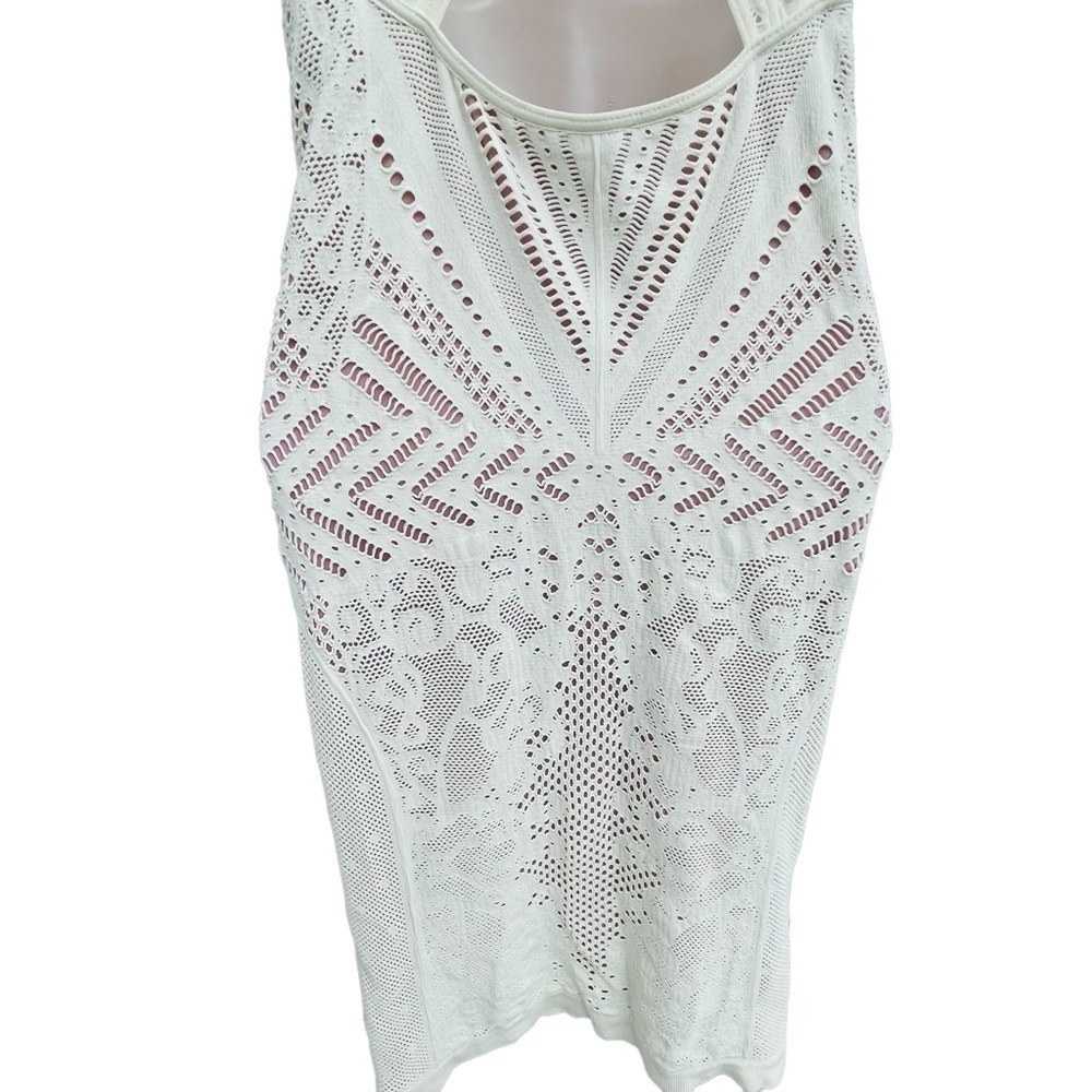 Nwt INTIMATELY FREE PEOPLE Lace Ivory Nude Body-con Mini size medium large 8883 - Picture 7 of 11